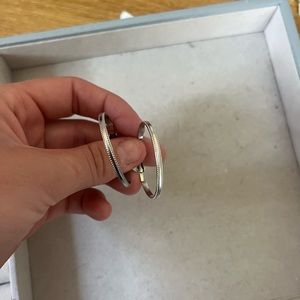 silver hoops